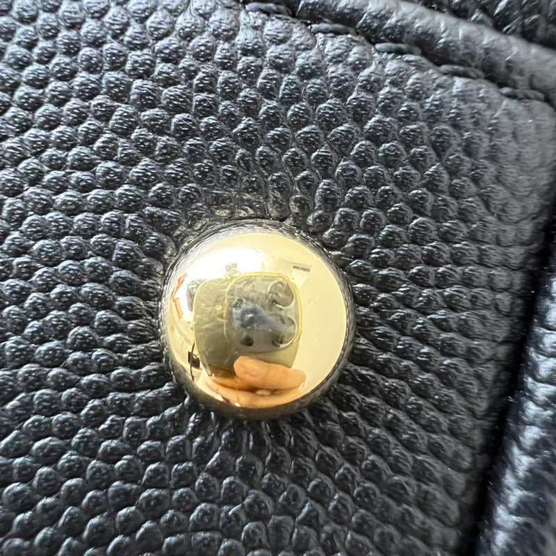 Chanel Small Business Affinity Flap in Black Caviar and LGHW