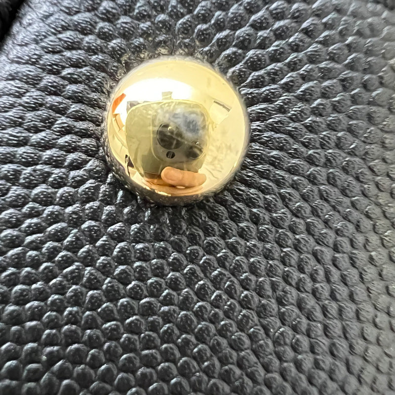 Chanel Small Business Affinity Flap in Black Caviar and LGHW