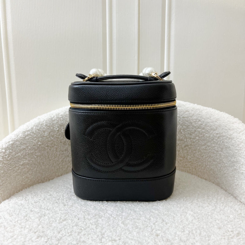 Chanel Vintage Vanity in Black Caviar and GHW