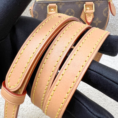 LV Nano Speedy in Monogram Canvas and GHW (Model: M81085)