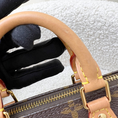 LV Nano Speedy in Monogram Canvas and GHW (Model: M81085)