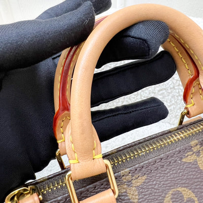 LV Nano Speedy in Monogram Canvas and GHW (Model: M81085)