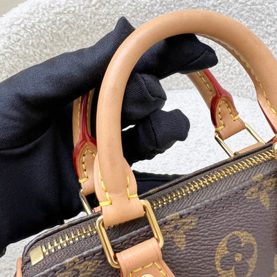 LV Nano Speedy in Monogram Canvas and GHW (Model: M81085)