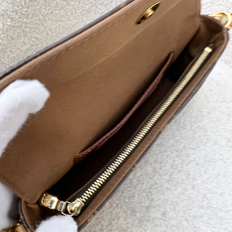 LV Ivy Wallet On Chain WOC / Mini Bag in Monogram Canvas and GHW