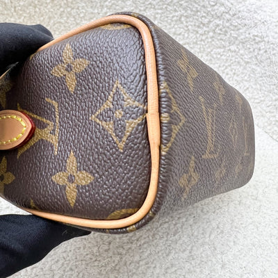 LV Nano Speedy in Monogram Canvas and GHW (Model: M81085)