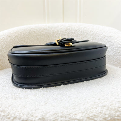 Dior Medium Bobby Bag in Black Box Calfskin and GHW
