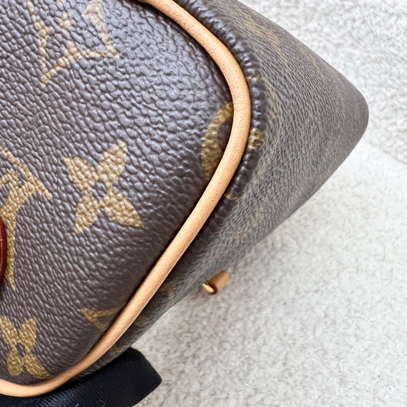 LV Nano Speedy in Monogram Canvas and GHW (Model: M81085)