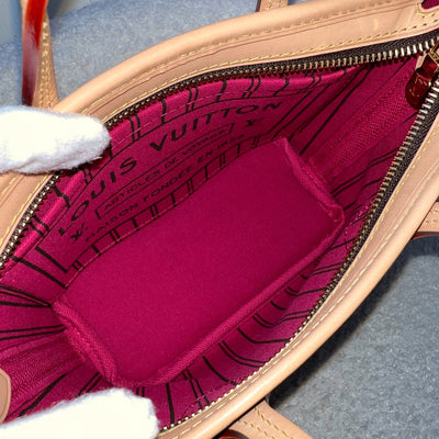 Louis Vuitton LV Neverfull BB with Rose Peony Strap in Monogram Canvas and GHW