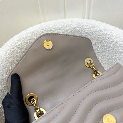 LV New Wave Chain Bag in Taupe Quilted Calfskin and GHW (Model: M20838)