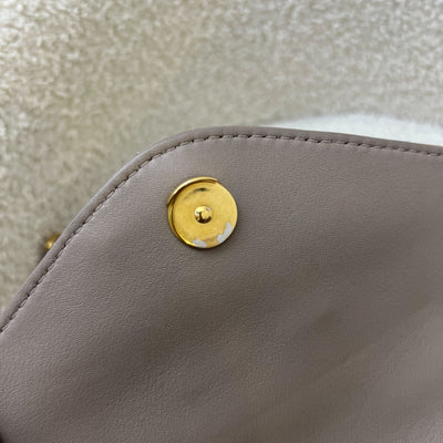 LV New Wave Chain Bag in Taupe Quilted Calfskin and GHW (Model: M20838)