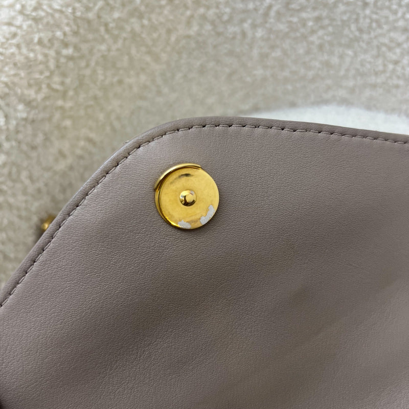 LV New Wave Chain Bag in Taupe Quilted Calfskin and GHW (Model: M20838)