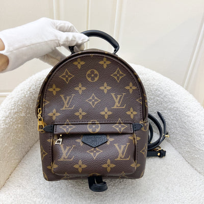 LV Palm Springs Mini Backpack in Monogram Canvas and GHW (Model: M41562)