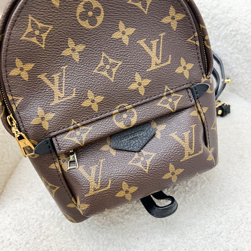 LV Palm Springs Mini Backpack in Monogram Canvas and GHW (Model: M41562)