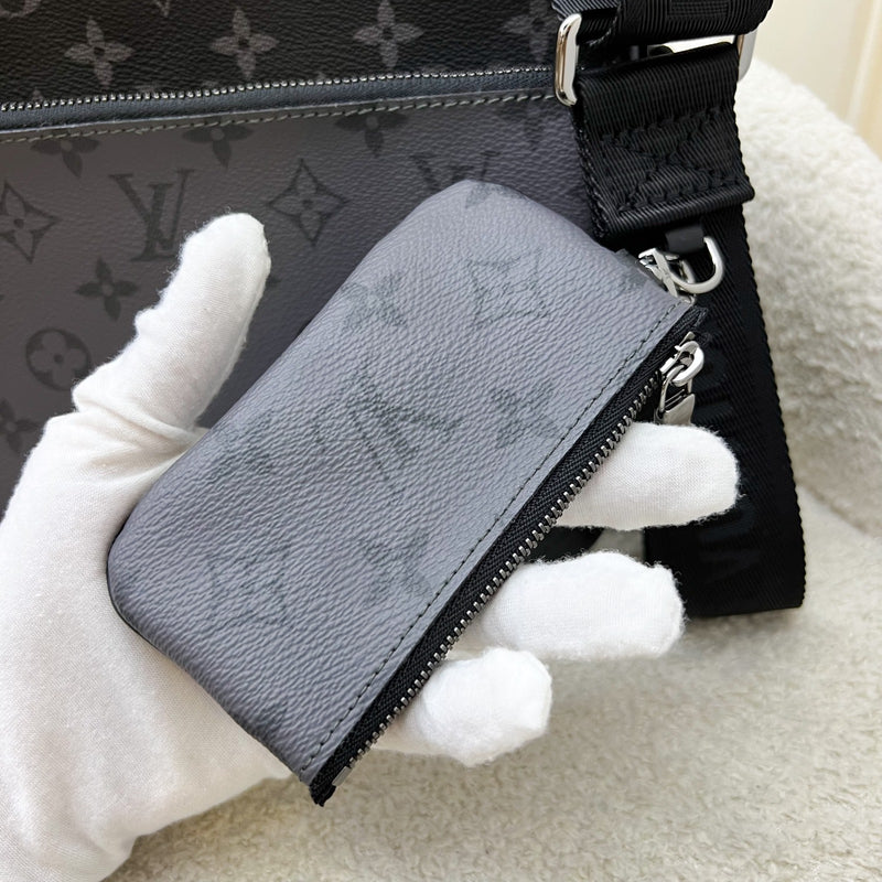 LV Trio Messenger Bag in Eclipse Reverse Monogram and SHW (Model: M69443)