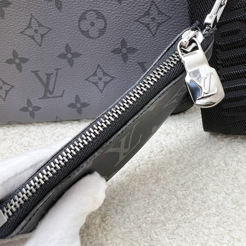 LV Trio Messenger Bag in Eclipse Reverse Monogram and SHW (Model: M69443)