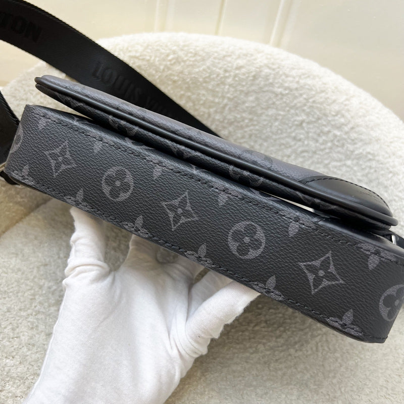 LV Trio Messenger Bag in Eclipse Reverse Monogram and SHW (Model: M69443)