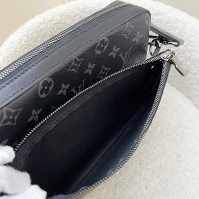 LV Trio Messenger Bag in Eclipse Reverse Monogram and SHW (Model: M69443)