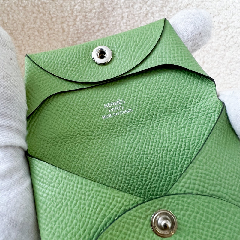 Hermes Bastia in Vert Criquet Epsom Leather