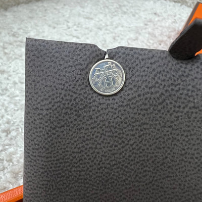 Hermes Ex-Libris Earrings, Very Small Model in 925 Silver