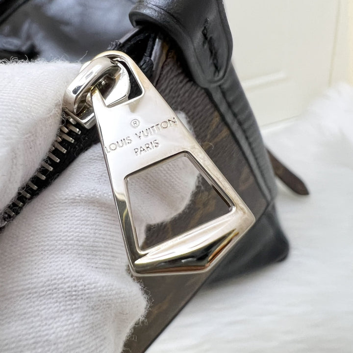 LV CarryAll Cargo Vibe MM in Black Lambskin and SHW (Model: M25143