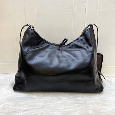 LV CarryAll Cargo Vibe MM in Black Lambskin and SHW (Model: M25143)