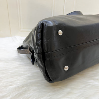 LV CarryAll Cargo Vibe MM in Black Lambskin and SHW (Model: M25143)