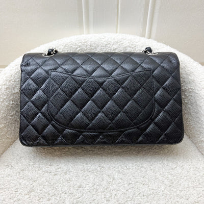 Chanel Medium Classic Flap CF in Black Caviar and SHW