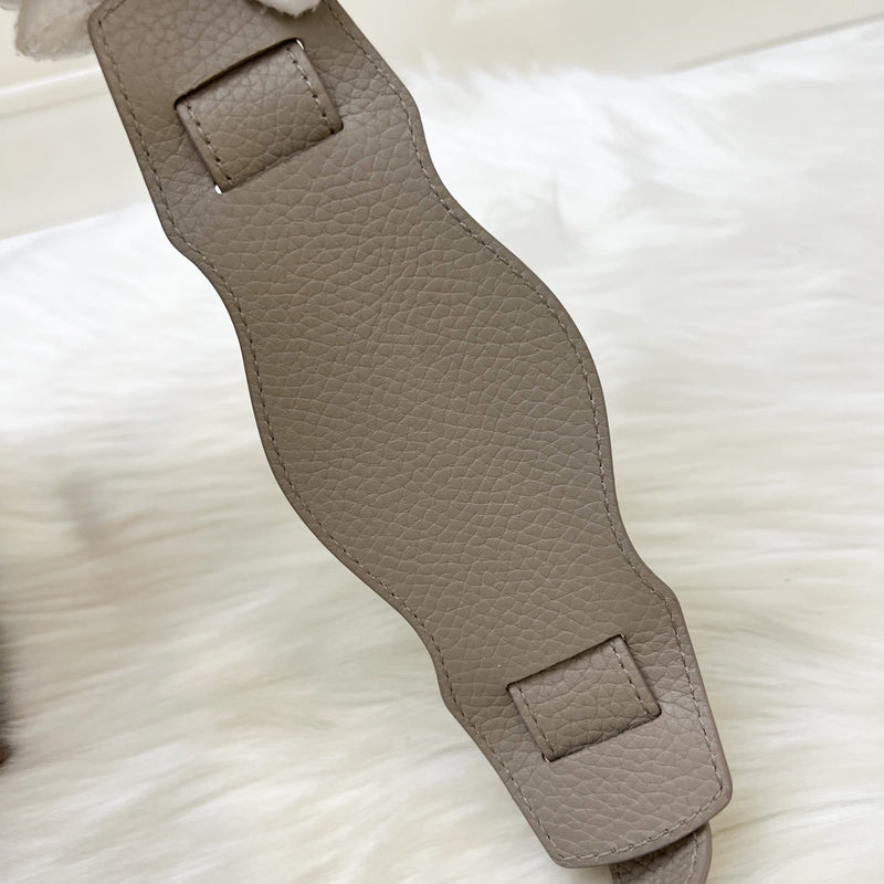 Balenciaga Blackout City in Greige Grained Leather and SHW