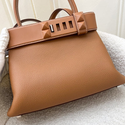 Hermes Medor Tote Bag in Gold Togo and Swift Leather and PHW