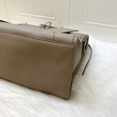 Balenciaga Blackout City in Greige Grained Leather and SHW