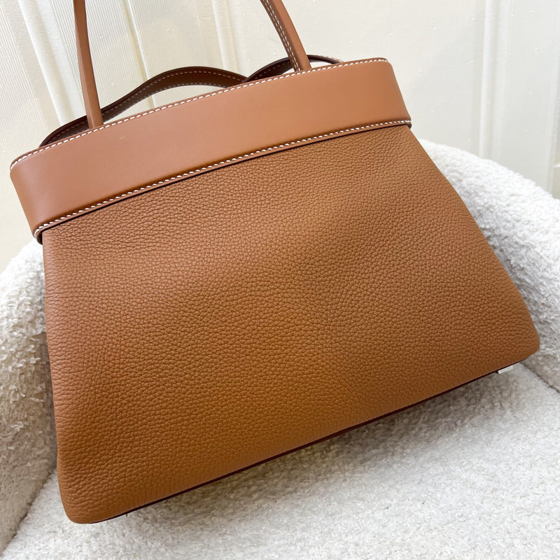 Hermes Medor Tote Bag in Gold Togo and Swift Leather and PHW