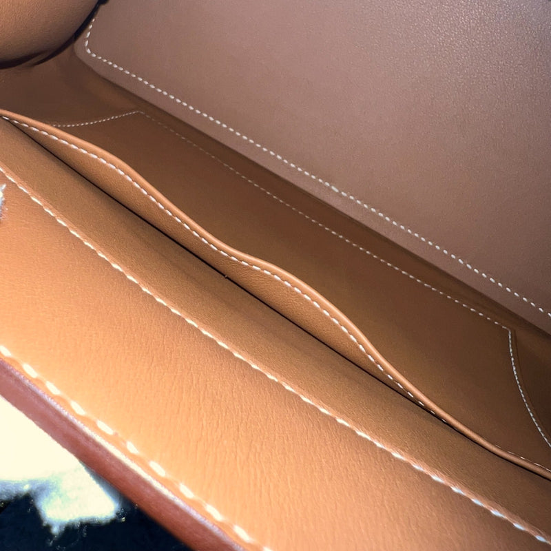 Hermes Medor Tote Bag in Gold Togo and Swift Leather and PHW