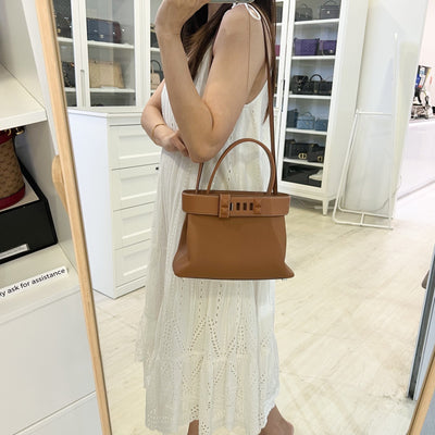 Hermes Medor Tote Bag in Gold Togo and Swift Leather and PHW