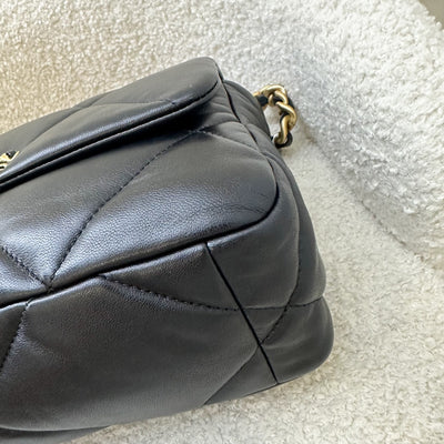 Chanel 19 Small Flap in Black Lambskin and 3-tone HW