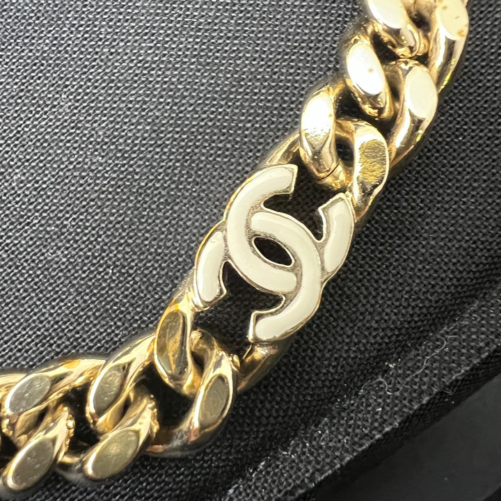Chanel 22S Choker Necklace in LGHW (Model: AB8298) – Brands