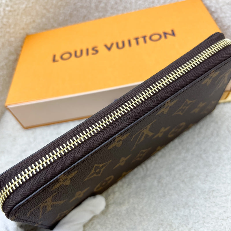 LV Zippy Long Wallet in Monogram Canvas and GHW