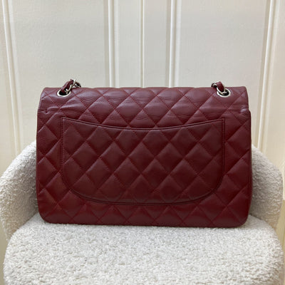 Chanel Jumbo Classic Flap DF in Dark Red Caviar and SHW