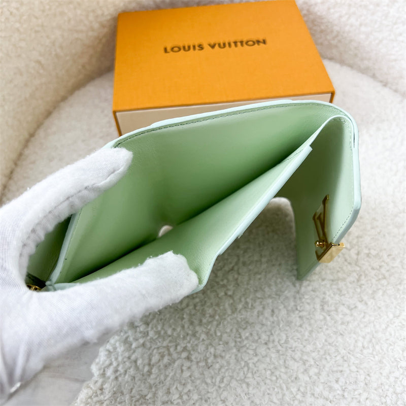 LV Vert d’eau Green Seashell-effect Capucines XS Wallet