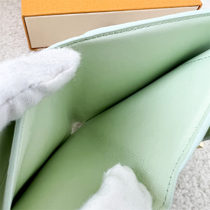 LV Vert d'eau Green Seashell-effect Capucines XS Wallet – Brands Lover