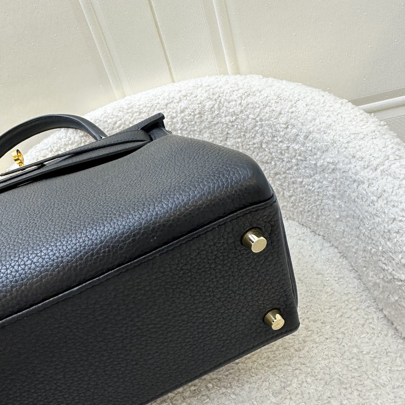 Hermes Kelly 28 in Noir Black Togo Leather and GHW