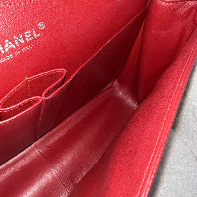 Chanel Jumbo Classic Flap DF in Dark Red Caviar and SHW