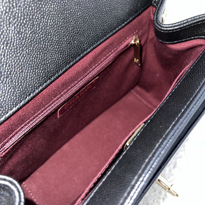 Chanel Medium Business Affinity Flap in Black Caviar and LGHW (Model: A93607)