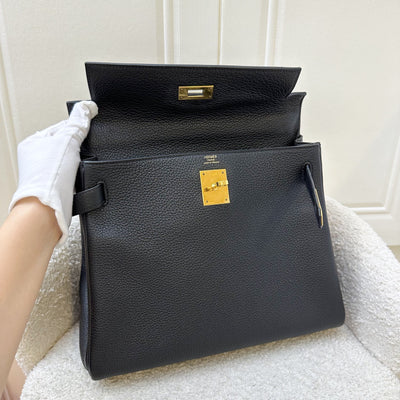 Hermes Kelly 28 in Noir Black Togo Leather and GHW