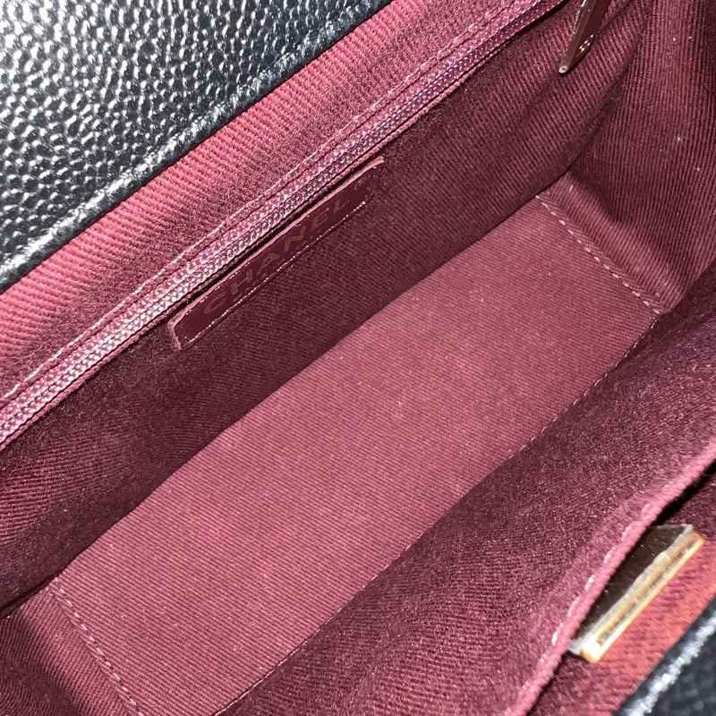 Chanel Medium Business Affinity Flap in Black Caviar and LGHW (Model: A93607)