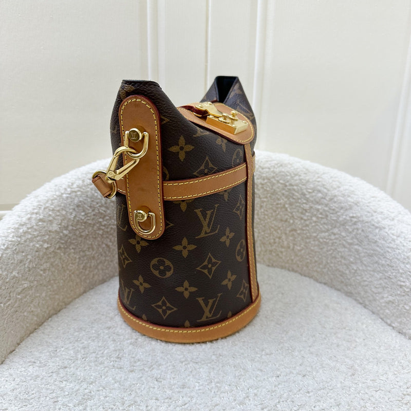 LV Duffle Top Handle Bag in Monogram Canvas and GHW