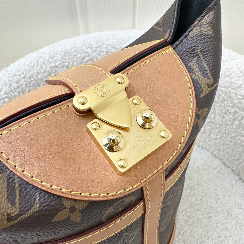 LV Duffle Top Handle Bag in Monogram Canvas and GHW