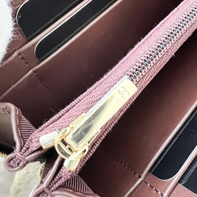 Chanel Classic Medium Zipped Wallet in Black Caviar and LGHW