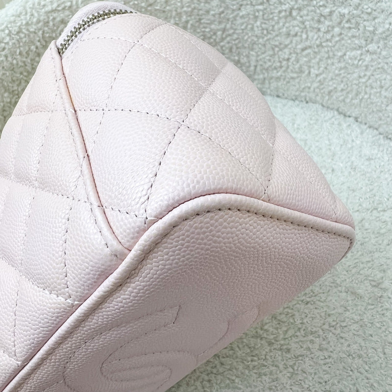 Chanel Classic Small Vanity in 22S Light Pink Caviar and LGHW