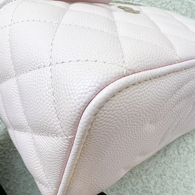 Chanel Classic Small Vanity in 22S Light Pink Caviar and LGHW