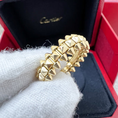 Cartier Clash de Cartier Small Model Ring in 18K Yellow Gold Sz 50